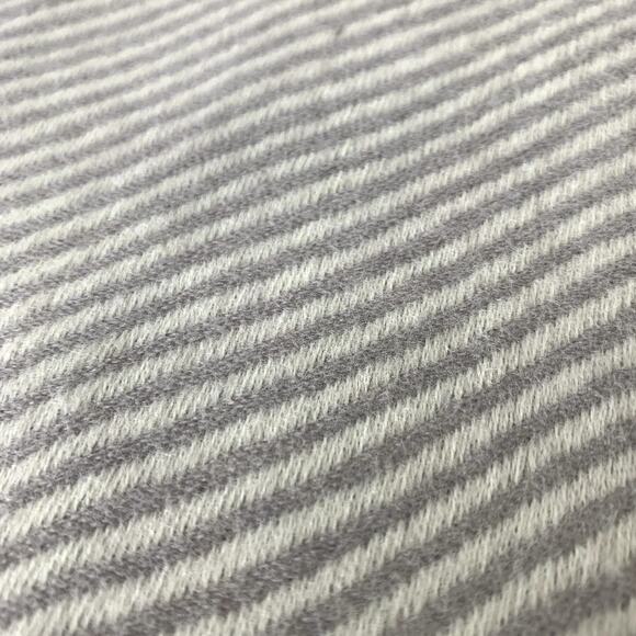 100% Cashmere Pashmina scarf *New* tan cream taupe pinstripe, beautiful soft - Picture 10 of 12